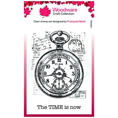 Creative Expressions Woodware Clear Stamps - Pocket Watch